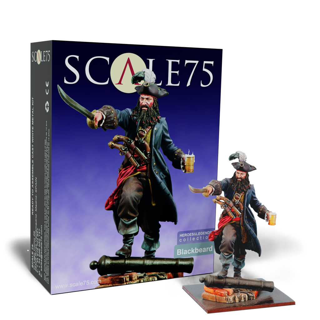 Scale 75 SCH-005 Figures Heroes and Legends Blackbeard 75mm (9210244235501)