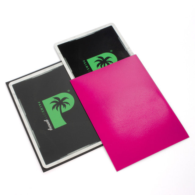 Palms Off Blackout Deck Sleeves (100) Yellow