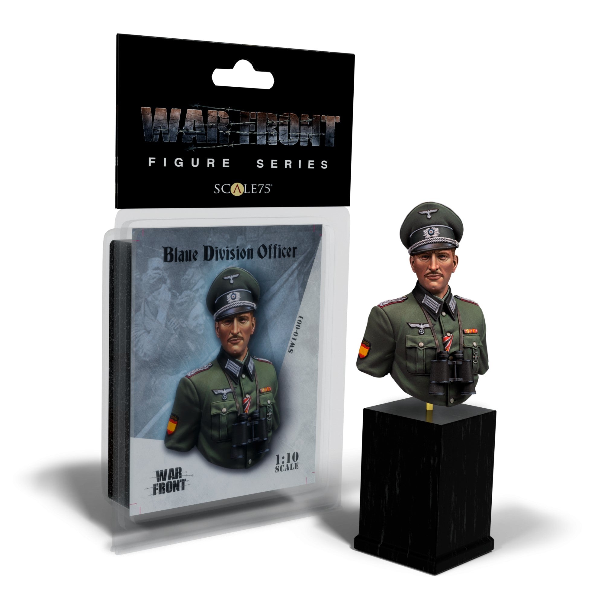 Scale 75 Busts Warfront Blaue Division Officer 1:10 (5)