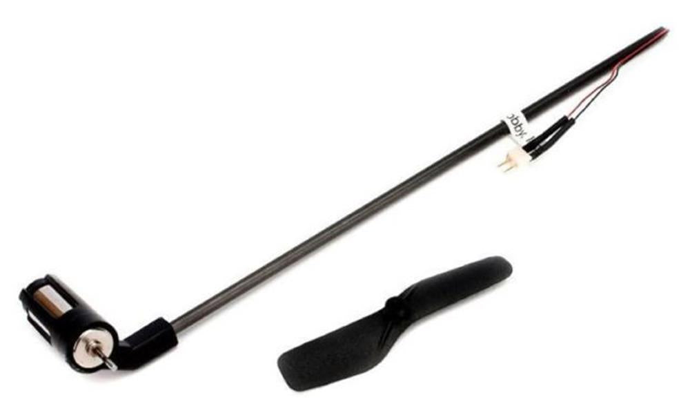 Blade BLH3202 Tail Boom Assembly w/ Tail Motor/Rotor/Mount: MSRX (8324269342957)