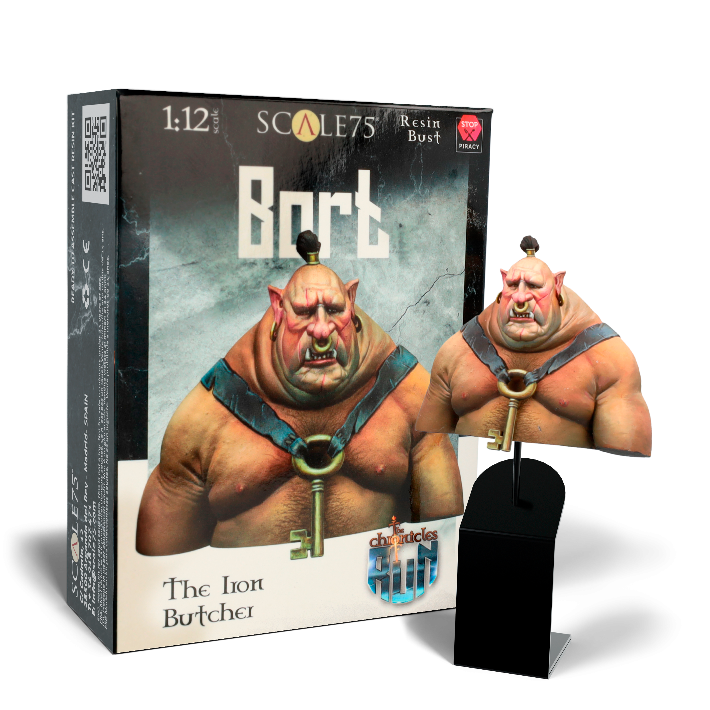Scale 75 Busts The Chronicles of Run Bort The Iron Butcher 1:12 (21)
