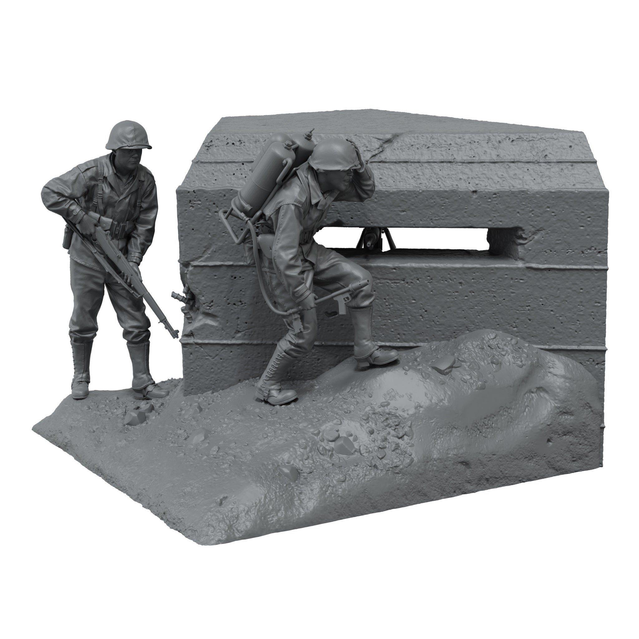 Scale 75 Figures Warfront Bunker Run (The Pacific 1944-1945) 35mm (7)
