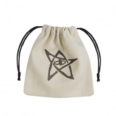 Q Workshop Call of Cthulhu Beige & black Dice Bag