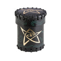 Q Workshop Call of Cthulhu Black & green-golden Leather Dice Cup
