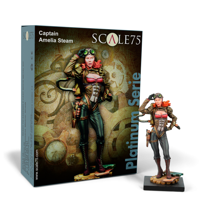 Scale 75 Figures Platinum Captain Amelia Steam 75mm (2)