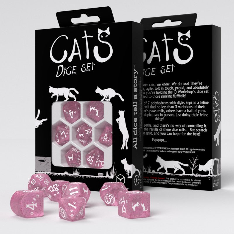 Q Workshop Cats Dice Set: Daisy
