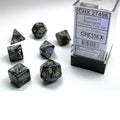 Chessex Lustrous Black w/gold Classic Polyhedral