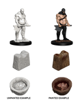 WizKids 73420 Deep Cuts Unpainted Miniatures: Executioner & Chopping Block (9003794792685)