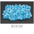 Chessex Luminary 12mm d6 Sky/silver Dice Block (36 dice)