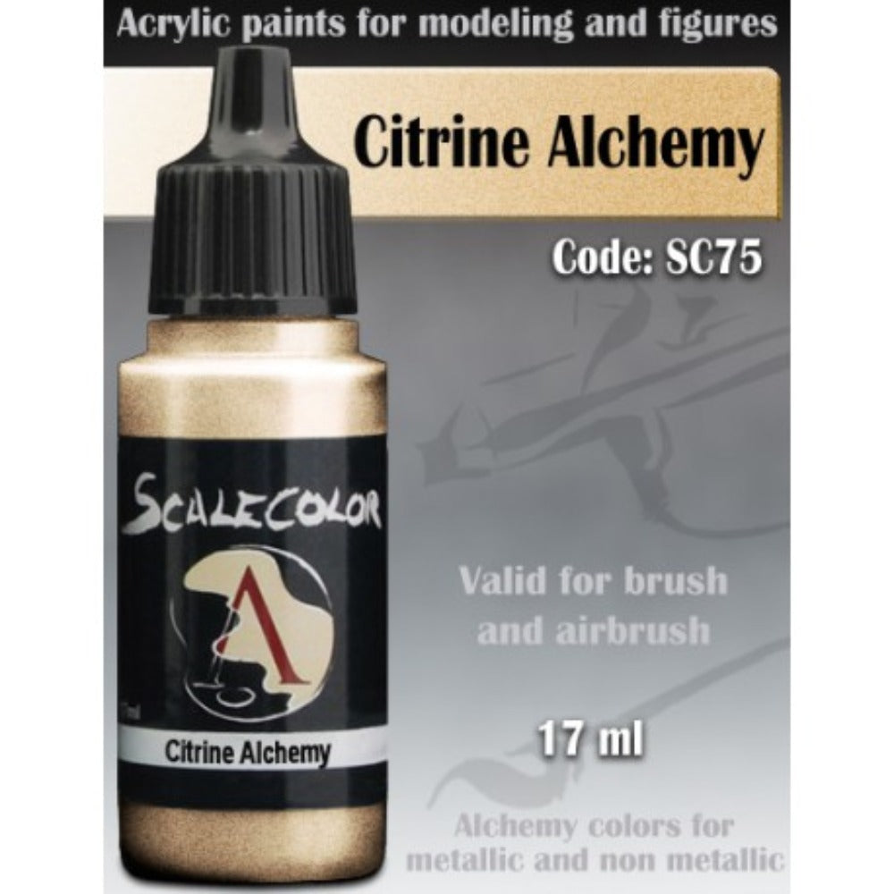 Scale 75 Scalecolor Metal n Alchemy Citrine Alchemy 17ml (3)