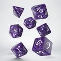 Q Workshop Classic RPG Lavender & white Dice Set
