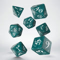 Q Workshop Classic RPG Stormy & white Dice Set