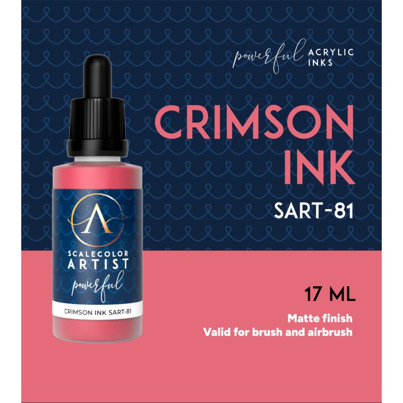 Scale 75 SART-81 Scalecolor Artist Crimson Ink 20ml (9210243023085)