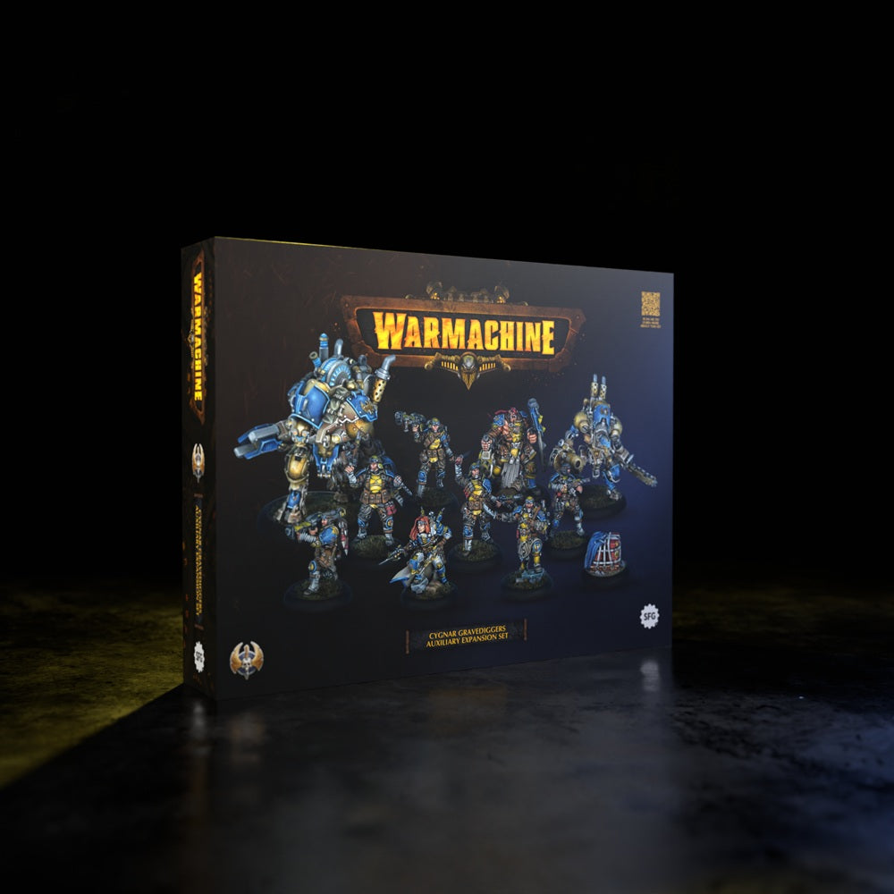 Steamforged Games SFIK-CGN207 Warmachine Cygnar Gravediggers Auxiliary Expansion