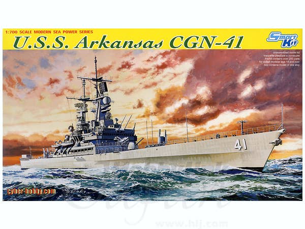 Cyber Hobby 7124 1/700 U.S.S. Arkansas CGN-41 - Hobby City NZ