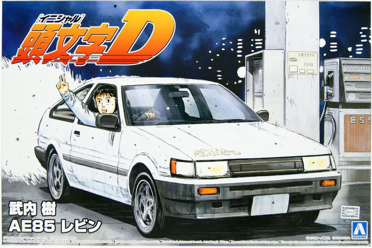 Aoshima 5963 1/24 TAKEUCHI ITSUKI AE85 LEVIN (8806066815213)