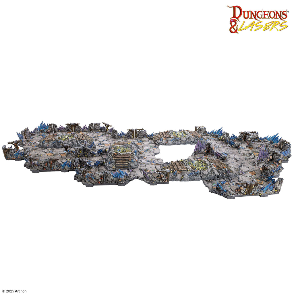 Archon Studio DNL0113 Dungeons & Lasers PrismaCast Pre-Painted Terrain Deep Mines Pre-Painted