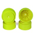 DE Racing DER-PS4-LY SpeedLine PLUS Short Course Wheels Yellow(4 Pcs.) TLR 22SCT - TEN-SCTE / TEKNO SCT410 (8499676184813)