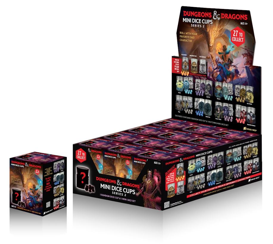 Sirius D&D Mini Dice Cups PDQ (Series 2) - SDZ2405-01