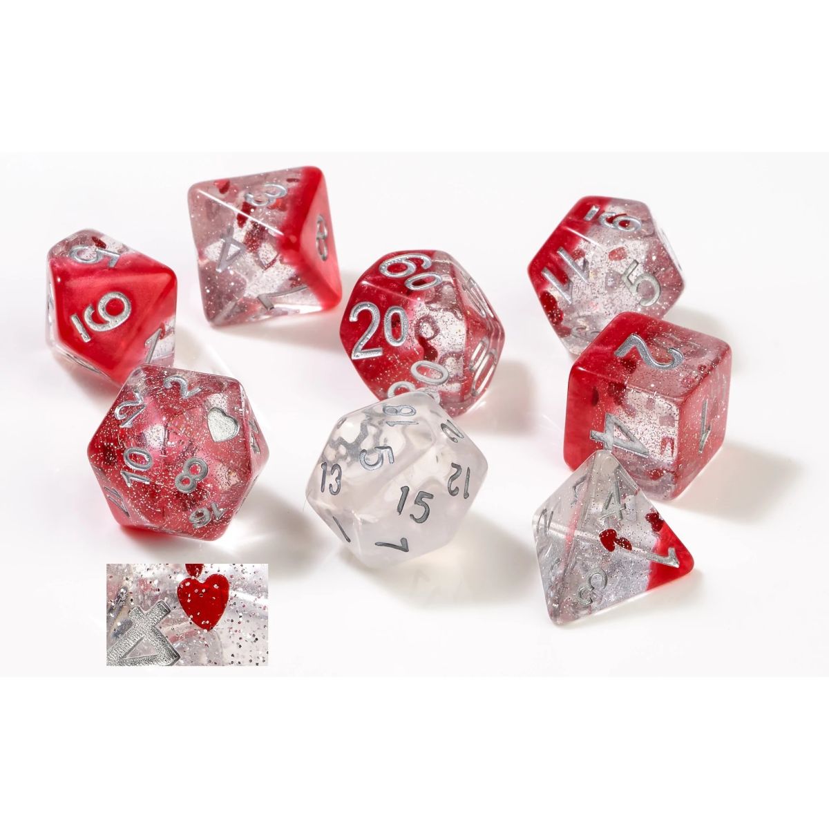 Sirius Dice Set Hearts - SDZ0005-01