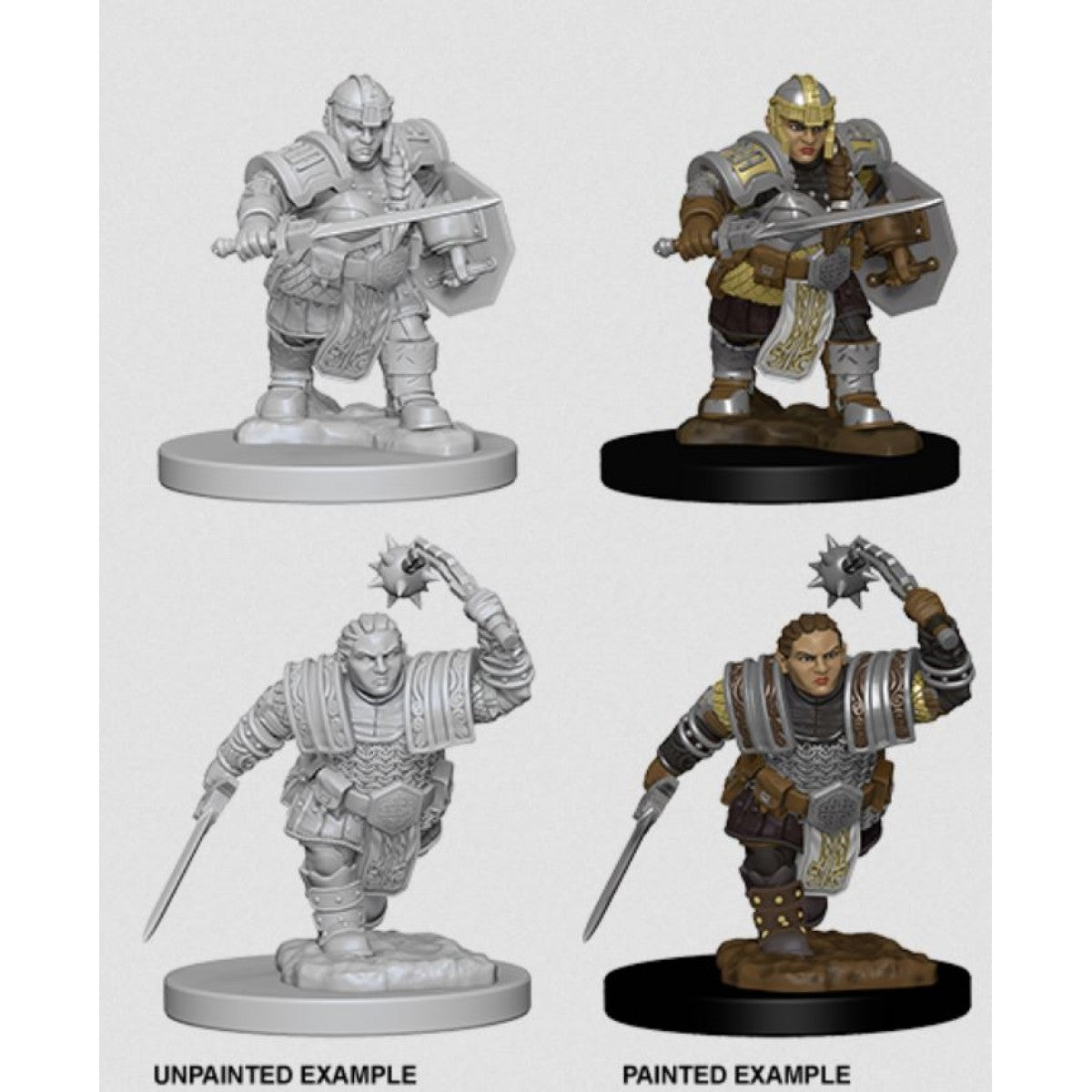 WizKids 72617 D&D Nolzurâ€™s Marvelous Miniatures: Dwarf Female Fighter (9003778867437)