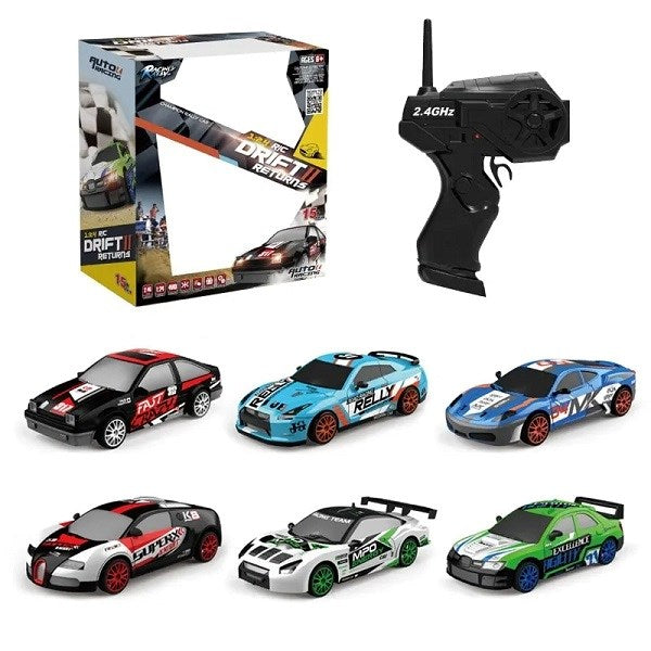 1/24th Drift  RC Car - Ready to Run - Controller and Battery - 2.4GHz (8792445026541)