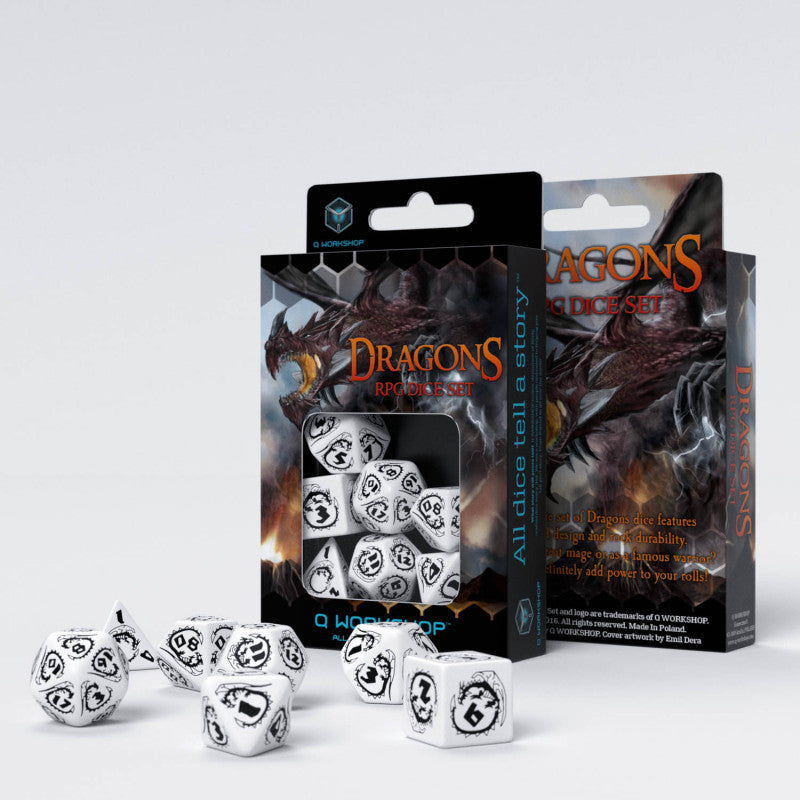 Q Workshop Dragons Dice Set: Opal