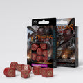 Q Workshop Dragons Modern Dice Set: Ruby