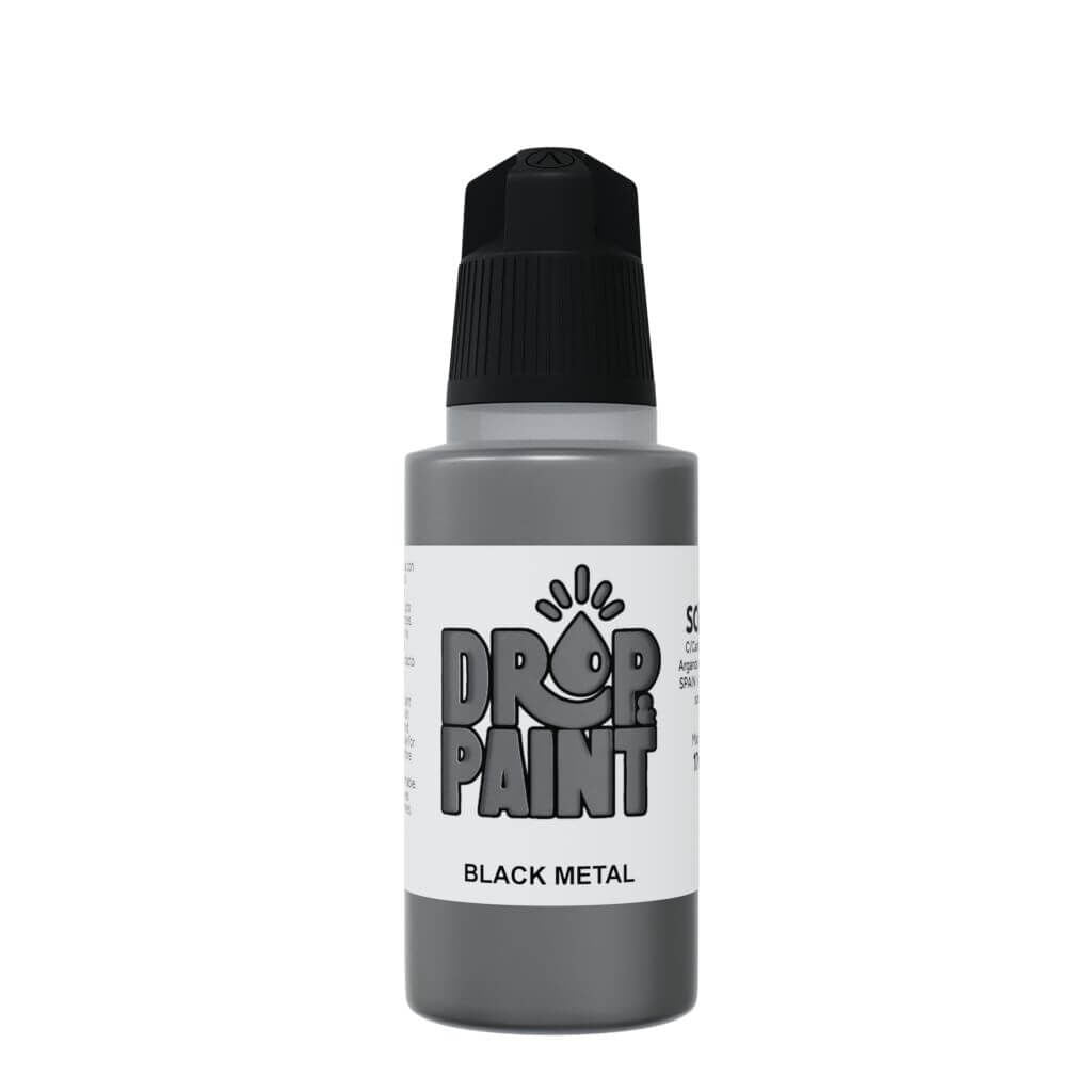Scale 75 SDP-105 Drop and Paints Black Metal  17ml (9210268287213)