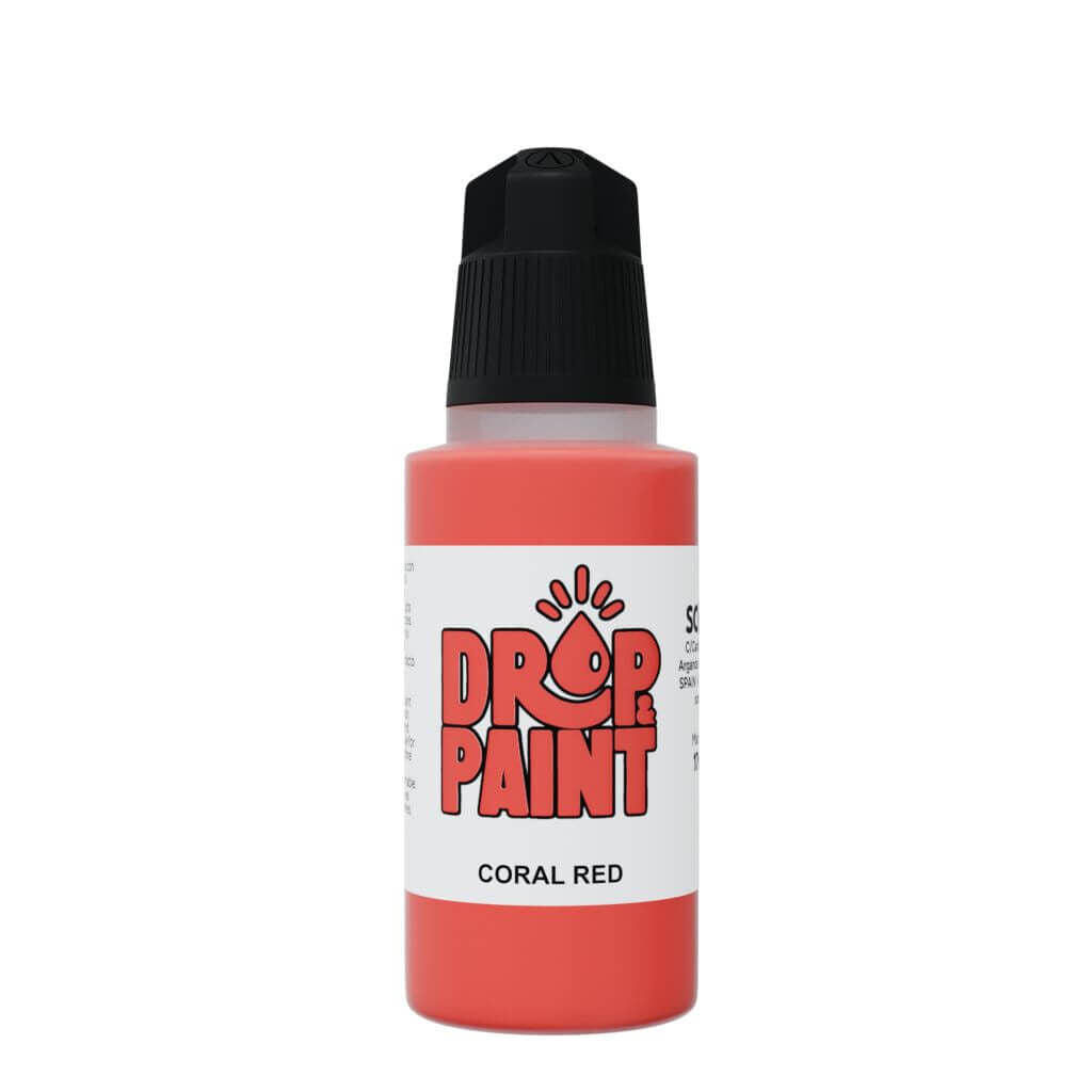Scale 75 SDP-34 Drop and Paints Coral Red 17ml (9210265764077)