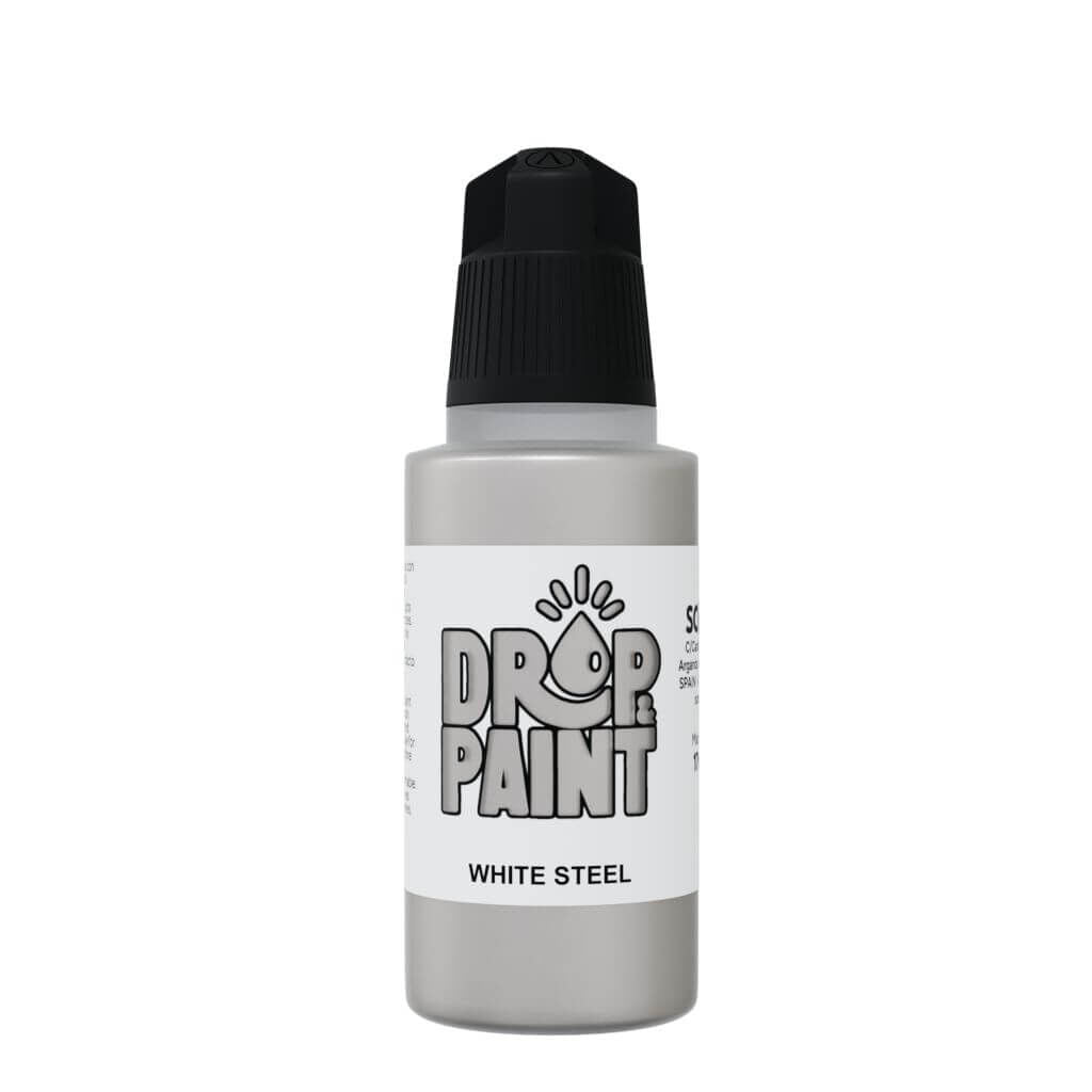 Scale 75 SDP-109 Drop and Paints White Steel 17ml (9210268418285)