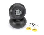 Dubro J3 Cub Treadlite Wheels RC Wheel &amp; Tyre Set 1/5 Scale - DUB338TLC