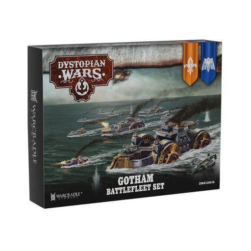 Warcradle DWA120016 Dystopian Wars: Gotham Battlefleet Set (8996527145197)