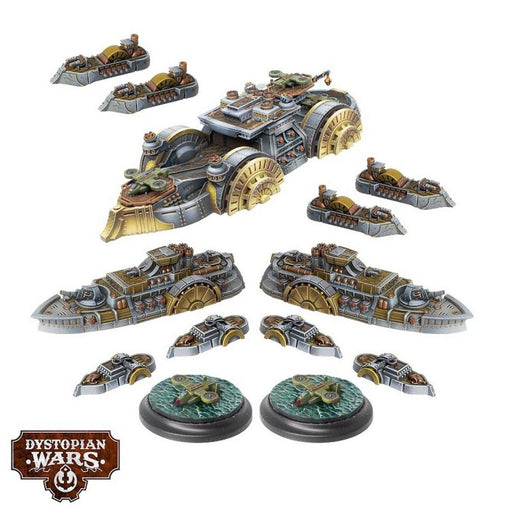 Warcradle DWA120016 Dystopian Wars: Gotham Battlefleet Set (8996527145197)