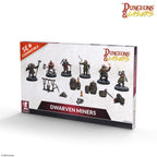 Archon Studio DNL0112 Dungeons & Lasers Miniatures Dwarven Miners