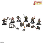 Archon Studio DNL0112 Dungeons & Lasers Miniatures Dwarven Miners