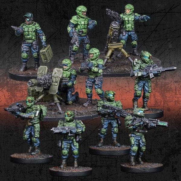 Mantic Games MGDZG105 Deadzone GCPS Heavy Ordnance Booster