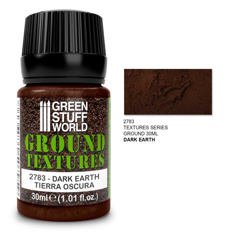 Green Stuff World Texturizing Paste / Acrylic Ground Texture DARK EARTH