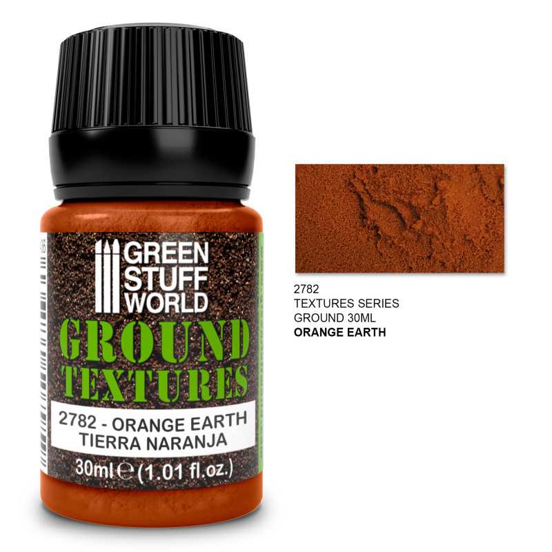 Green Stuff World Texturizing Paste / Acrylic Ground Texture ORANGE EARTH