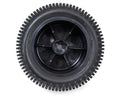 xECX ECX43003 Rear Tire Premount R Black Wheels (2) Boost (7537754407149)