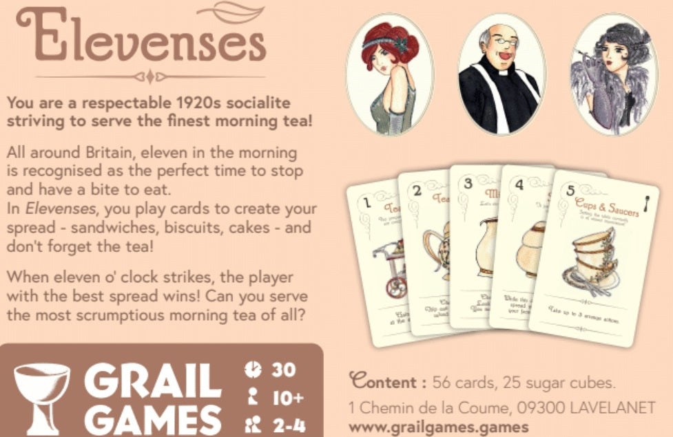 Grail Games GRL-ELE-006-603 Elevenses (Pocket Line Edition)