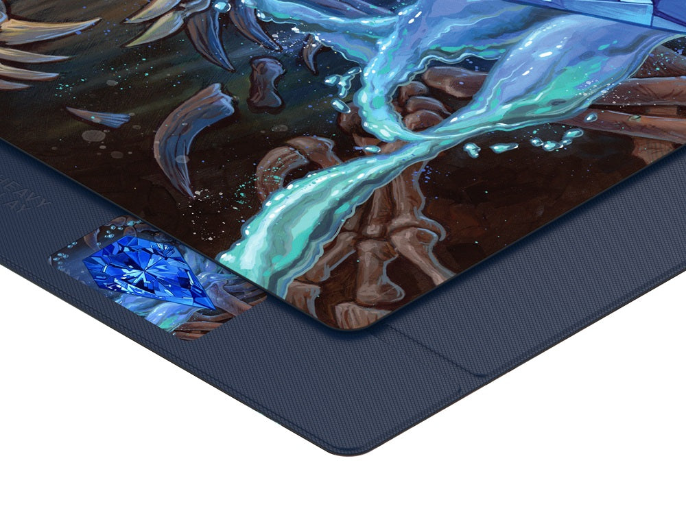 Heavy Play ETB-ART-CSSAPP ETB Playmat Art Masters Chris Seaman Sapphire
