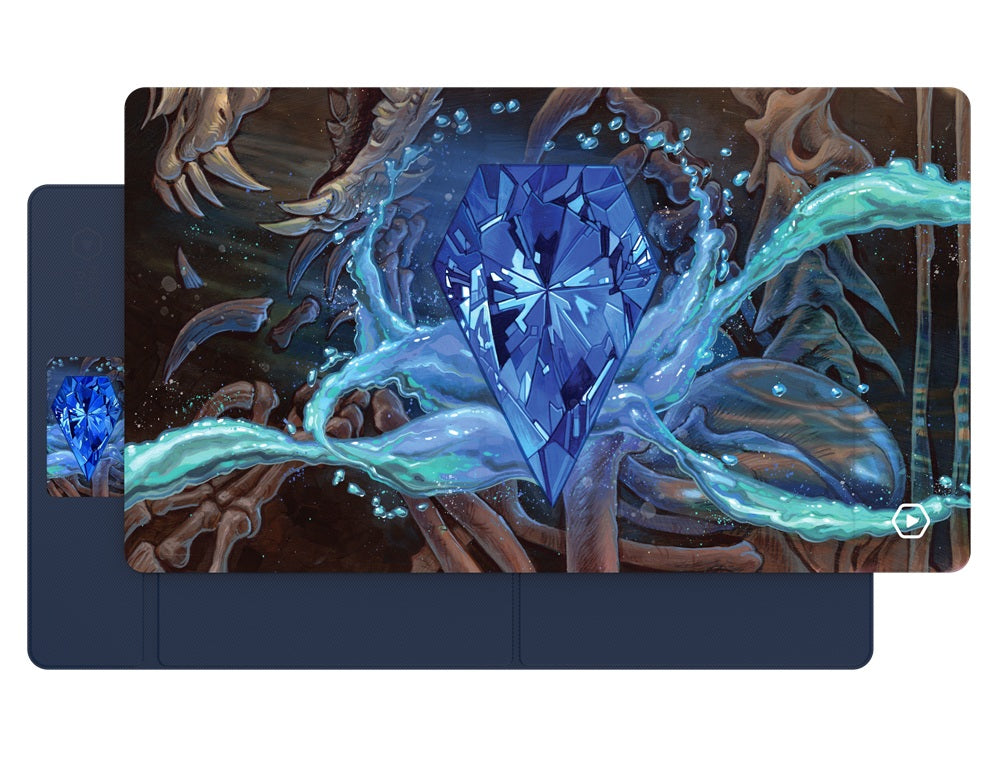 Heavy Play ETB-ART-CSSAPP ETB Playmat Art Masters Chris Seaman Sapphire