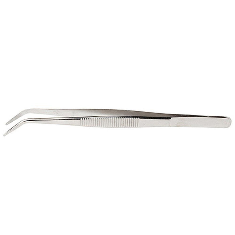 Excel Tools 30410 4-1/2" Curved Pointed Tweezers - Hobby City NZ