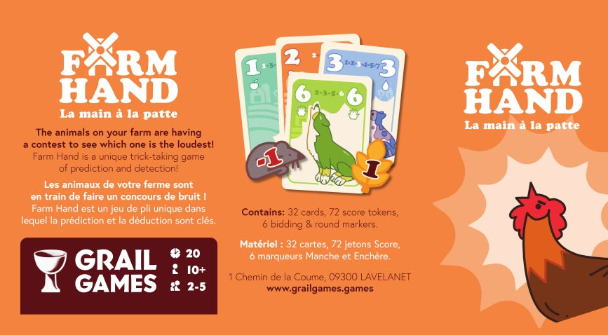 Grail Games GRL-FHA-001-582 Farm Hand (Pocket Line Edition)