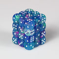 Chessex Festive 12mm d6 Waterlily/white Dice Block (36 dice)