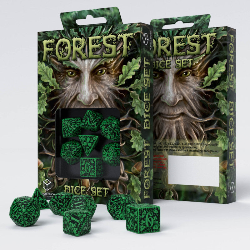 Q Workshop Forest Dice Set: Jungle