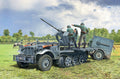 Italeri SDKFZ 10/4- FLAK30 W/CREW