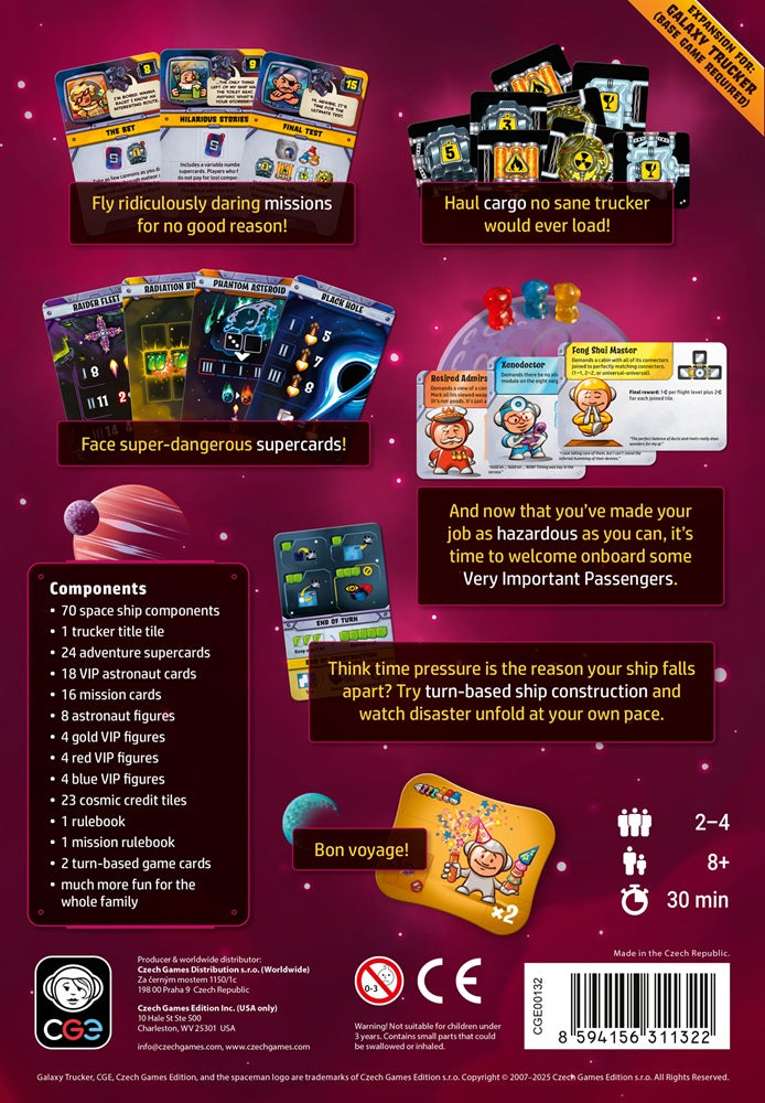 Czech Games Edition CGE00132 Galaxy Trucker Do What?!