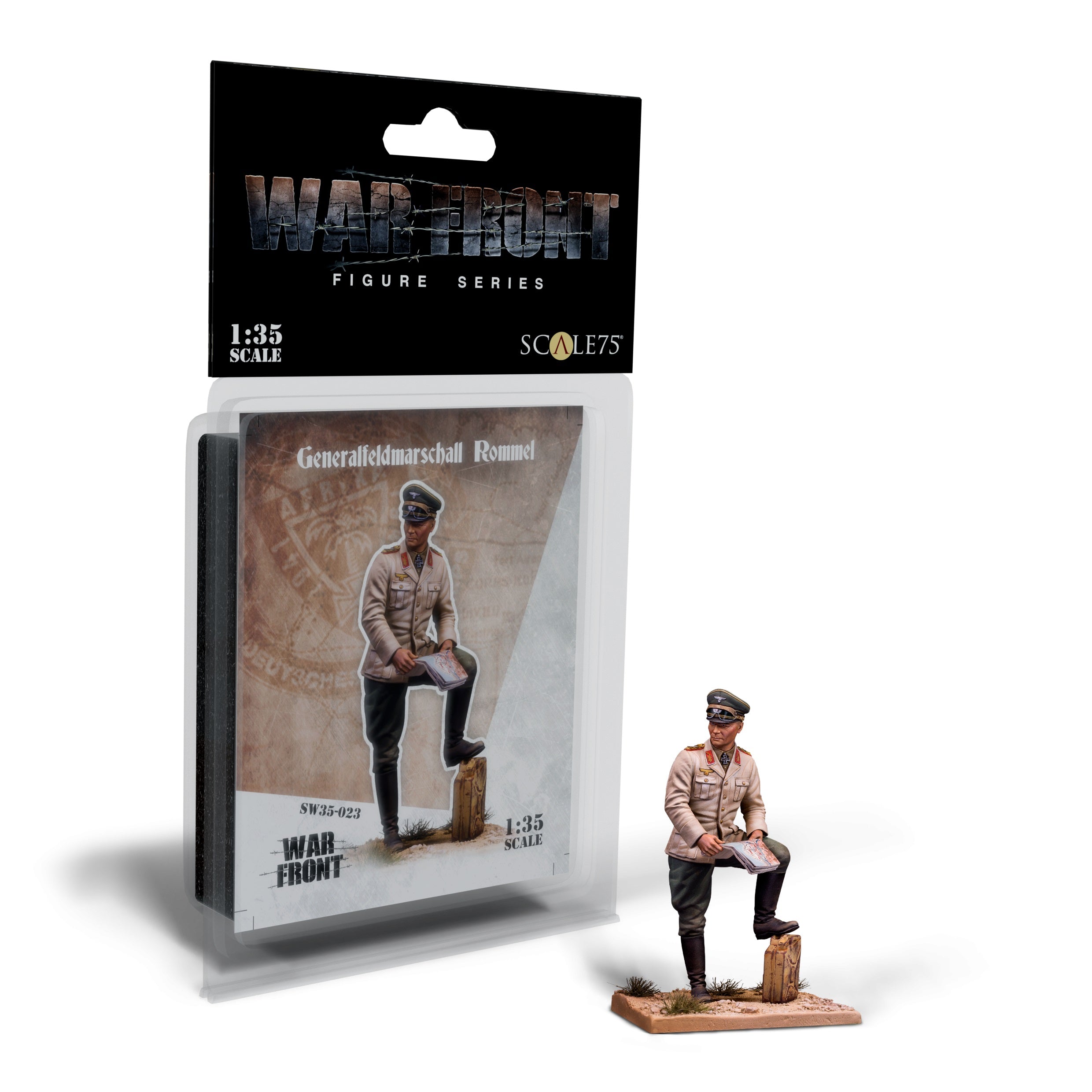Scale 75 Figures Warfront Generalfeldmarshall Rommel 35mm (4)